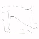 1996-99 Buick LeSabre, Front Disc Rear Drum, ABS & Traction Control, Front to Rear Brake Line Kit, 8pc, Stainless