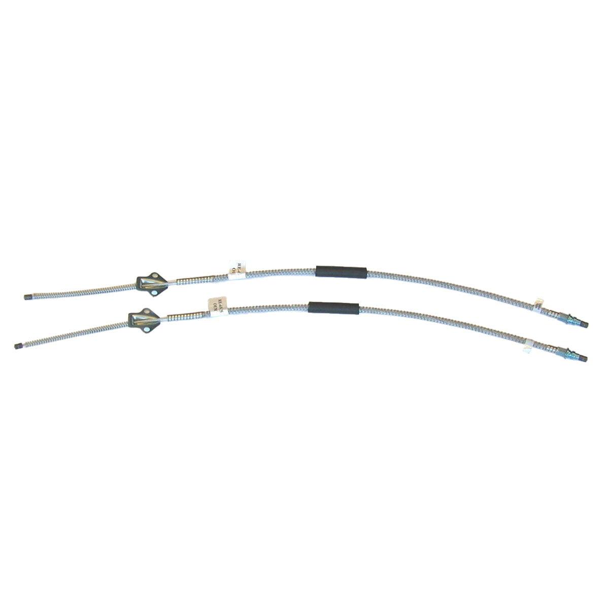 1937-46 Chevrolet Pickup Truck Rear Parking Brake Cable Pair 54-3/4" Stainless