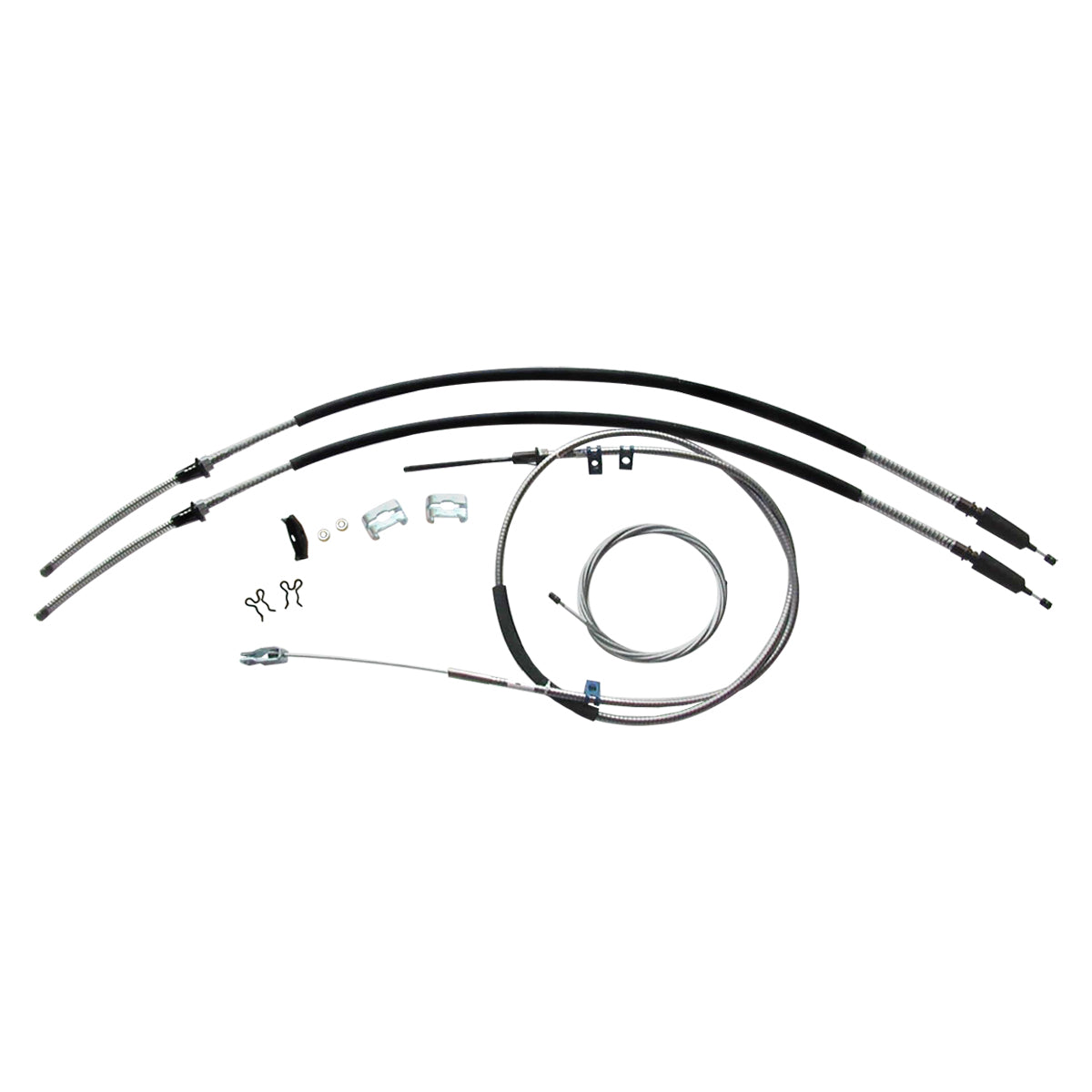 1969-72 Chevrolet GMC Truck 1/2 ton, 4wd, Short or Long Bed, Complete Parking Brake Cable Kit, Stainless