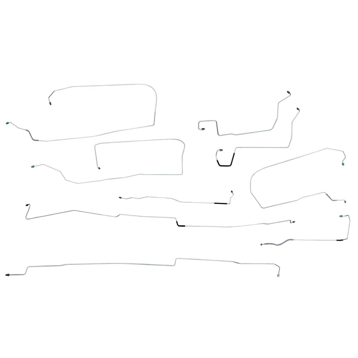 1996-99 Buick Riviera Four-Wheel Disc w/ABS Complete Brake Line Kit 9pc, Stainless