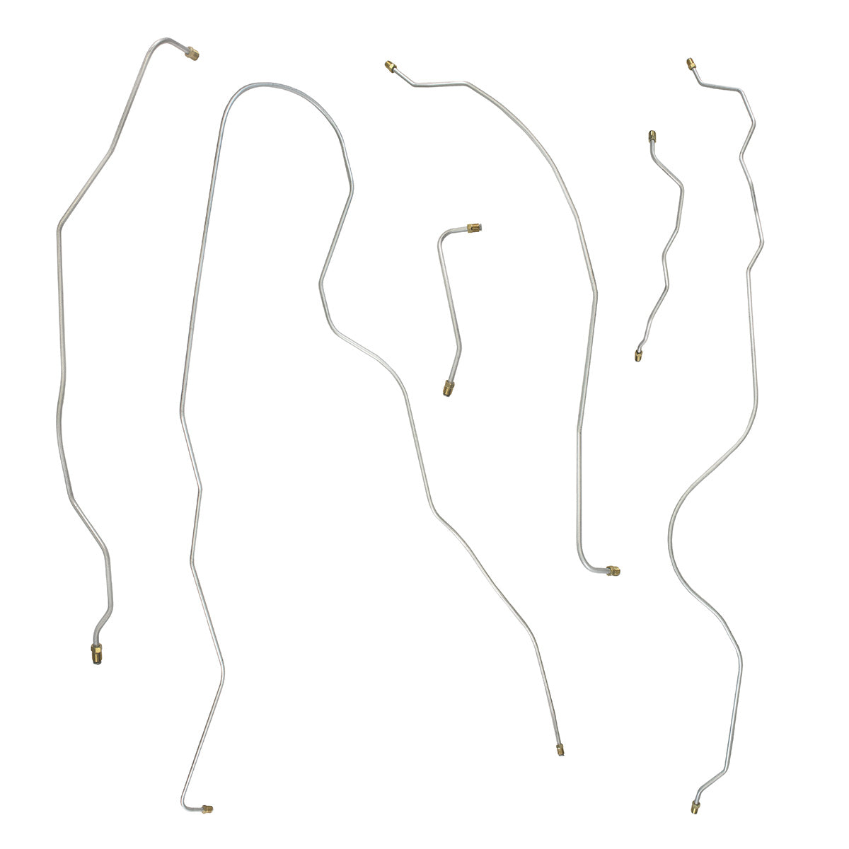 1948 Cadillac Series 61/62 126" WB Complete Brake Line Kit, Stainless