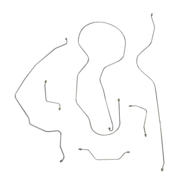 1950-51 Cadillac Series 61 122" WB Complete Brake Line Kit, Stainless