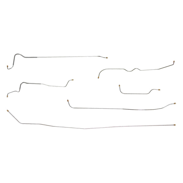 1952-53 Cadillac Series 60 130" WB Complete Brake Line Kit 6pc, Stainless