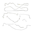 1971-76 Cadillac de Ville Power Disc Brake Line Kit 7pc, Stainless