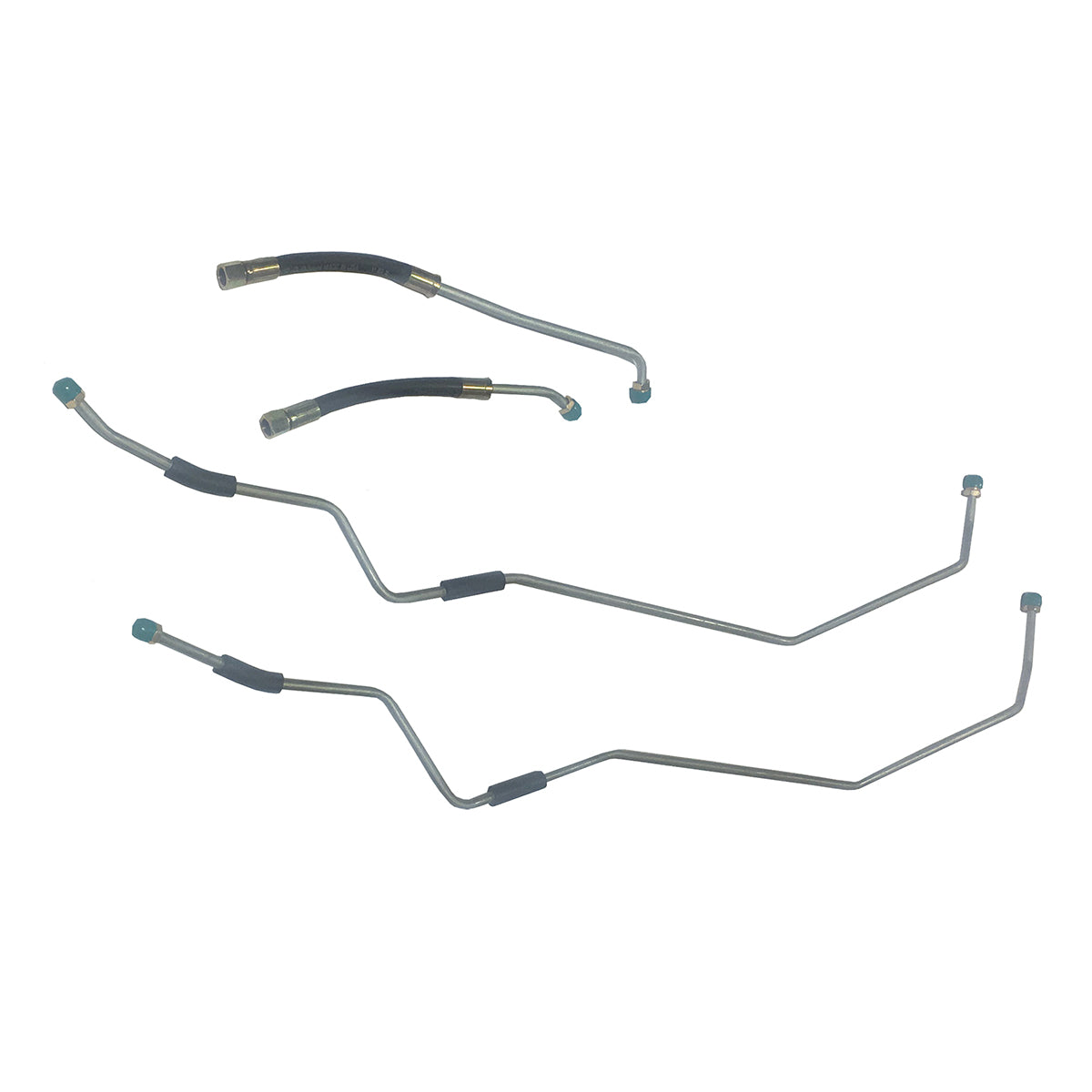 1959-60 Cadillac Without AC Trans Cooler Lines 4pc, Stainless