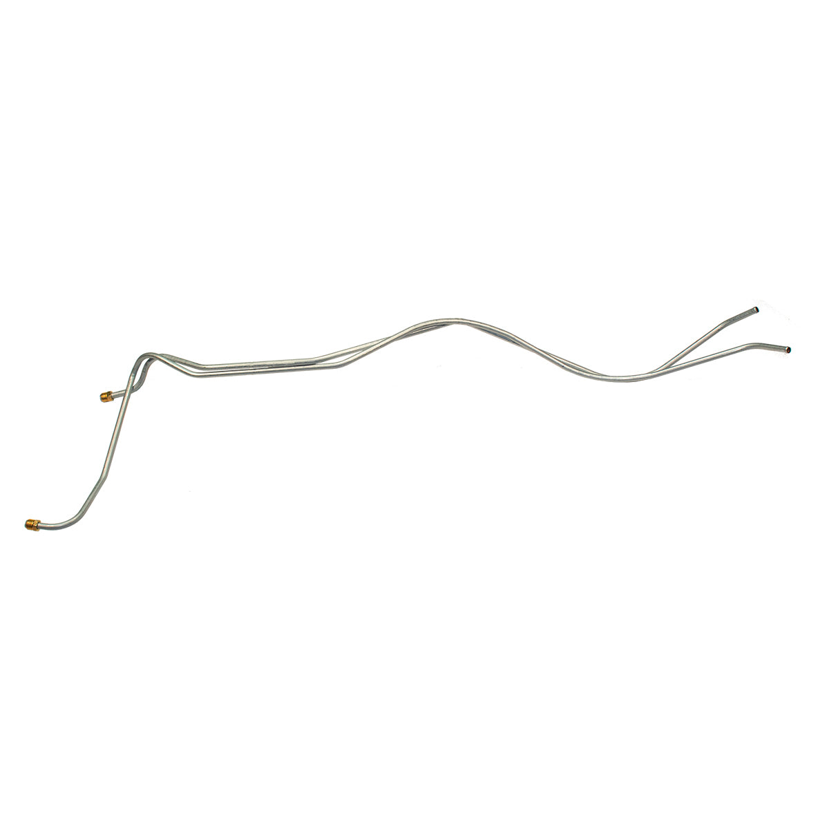 1962-64 Cadillac Series 62 75 Dual Range (Hose Beads at Trans) 3/8" Trans Cooler Lines 2pc, Stainless
