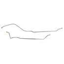 1967 Chevrolet Camaro Mono Or Multi-Leaf Rear 3/16" Rear Axle Brake Lines 2pc, Stainless