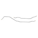 1970-75 Chevrolet Pontiac Camaro Firebird w/Multi-Leaf Rear 3/16" Rear Drum Axle Brake Lines 2pc, Stainless