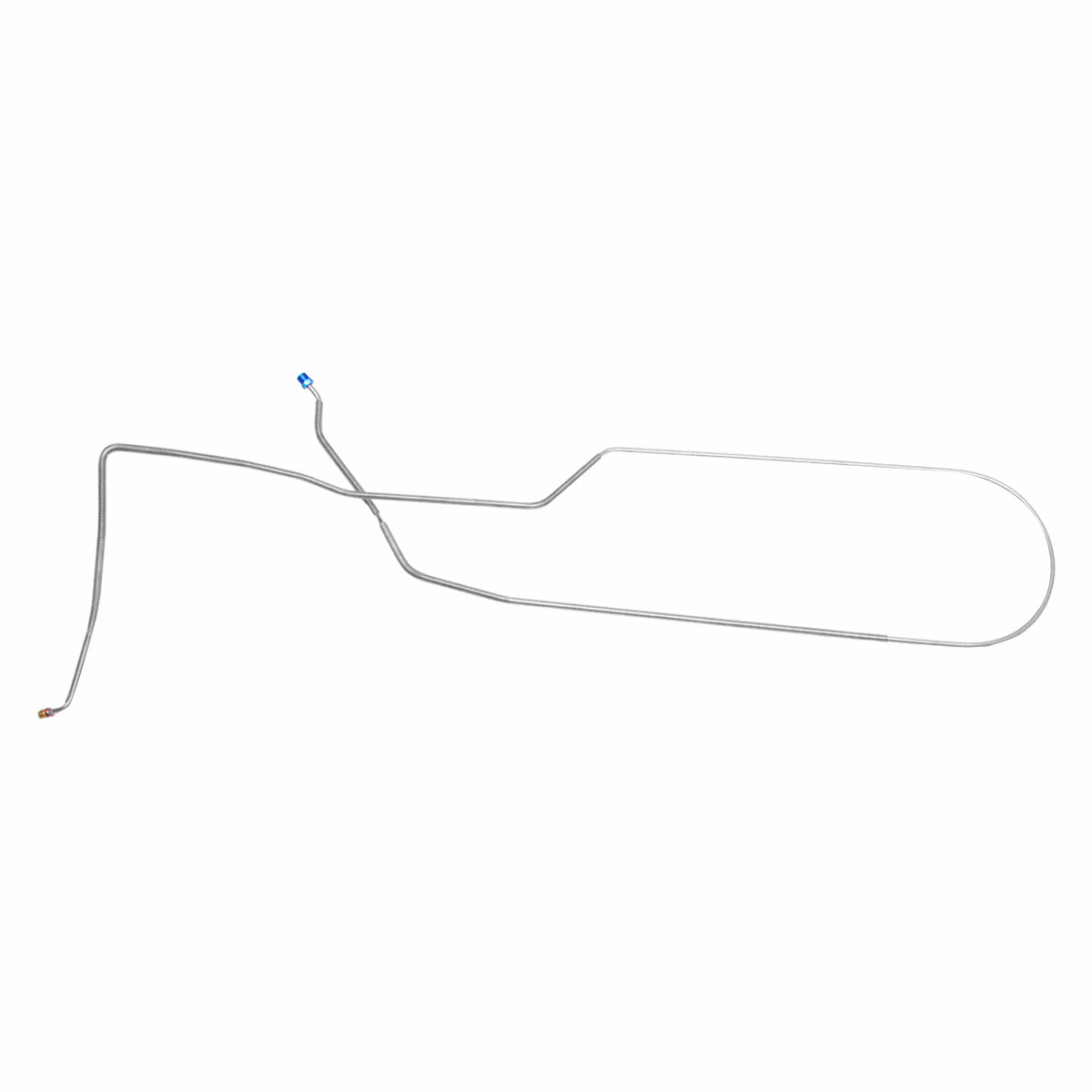 1970 Chevrolet El Camino/SS Drum Brake (Only) Front to Rear Brake Line 1pc, Stainless