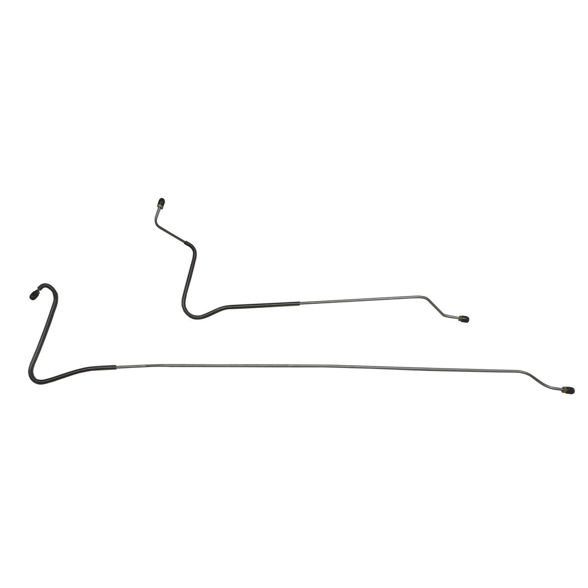 1953-54 Chevrolet Special Hardtop 3/16" Right & Left Front Drum Brake Lines 2pc, Stainless