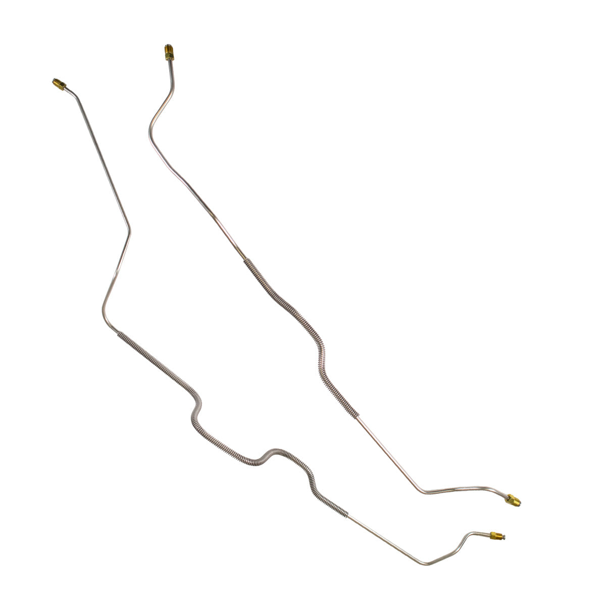 1970 Chevrolet Impala/SS RPO F41 (Sway Bar) Rear Axle Brake Lines 2pc, Stainless