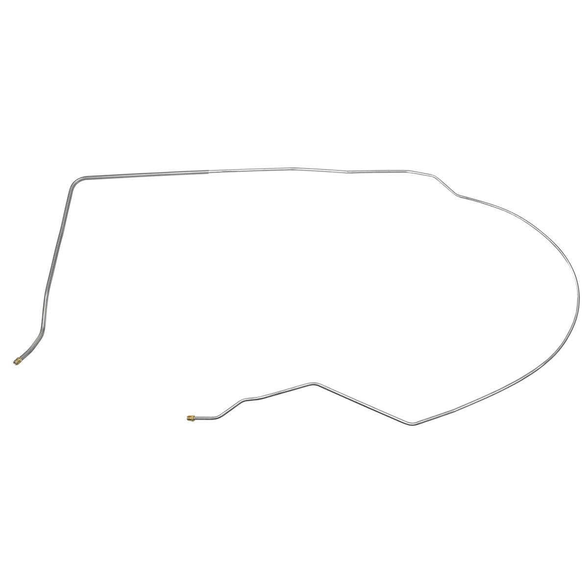 1955-57 Chevrolet Bel Air Oversized 3/8" Main Fuel Line (Outside Frame Routing) 1pc, Stainless
