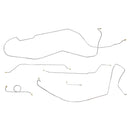 1966 Chevrolet Chevelle Malibu SS Manual Drum Brake Line Kit 6pc, HDT, SS Only, Stainless