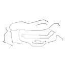 1970 Chevrolet Chevelle Malibu Hardtop Power Disc Brake Line Kit 9pc, Stainless