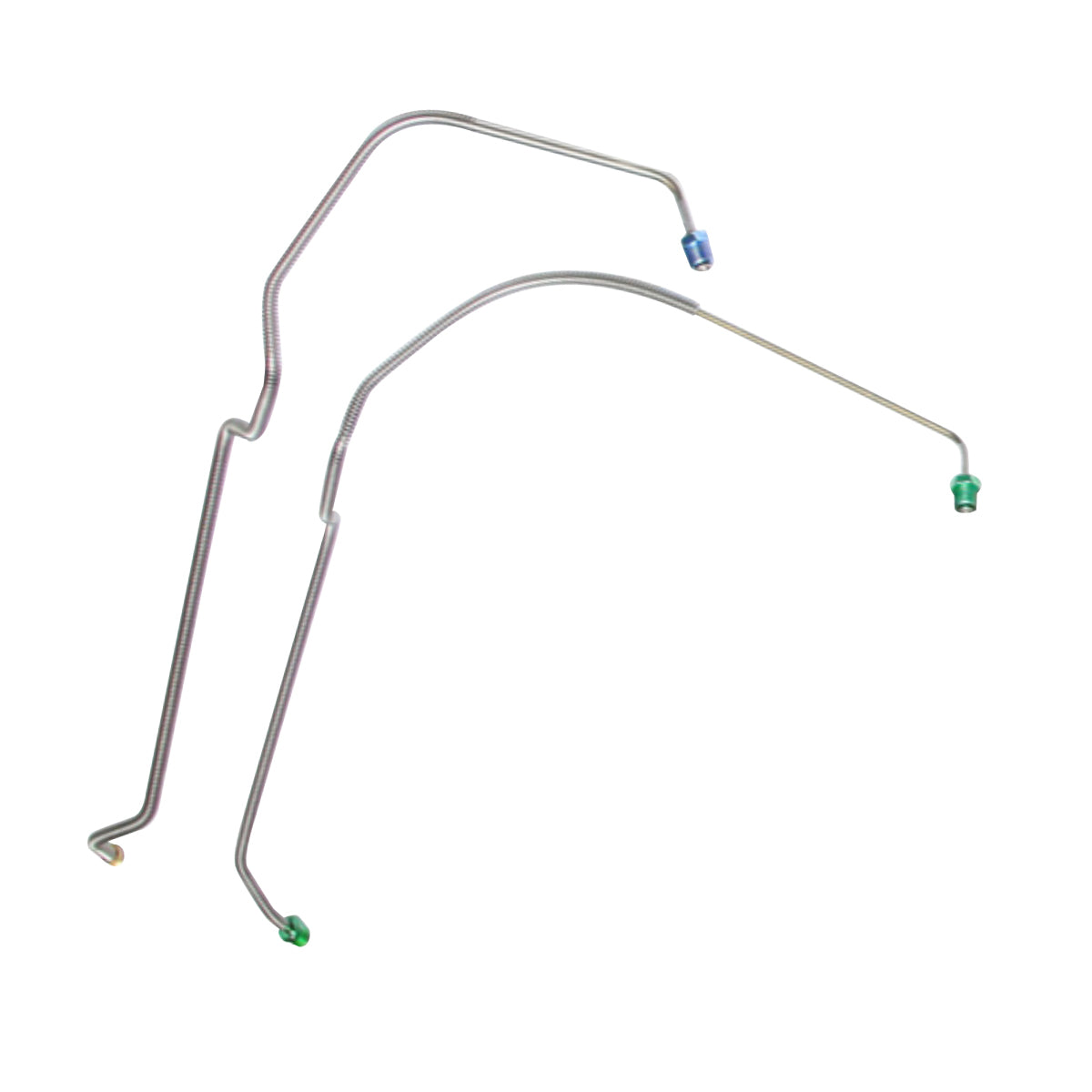 1971-72 Chevrolet Chevelle El Camino Power Disc M/C Lines 2pc, Stainless
