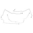 1997-03 Chevrolet Malibu w/ABS Front Brake Line Kit 4pc, Stainless