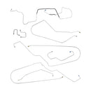2006-07 Chevrolet Monte Carlo Four-Wheel Disc w/ABS Complete Brake Line Kit (w/o Flex) 8pc, Stainless