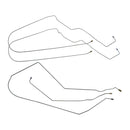 2006-07 Chevrolet Monte Carlo Four-Wheel Disc w/ABS Mid-Chassis Brake Line Kit (w/o Flex) 4pc, Stainless