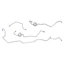 1978-88 GM G-Body Without Hydroboost Power Disc Front Brake Line Kit 4pc Stainless