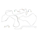 1967 Chevrolet Chevy II Nova SS Manual Disc Brake Line Kit 10pc, Stainless