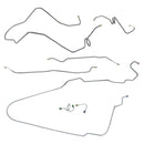 1975-76 Chevrolet Nova SS Power Disc Brake Line Kit 7pc, Stainless
