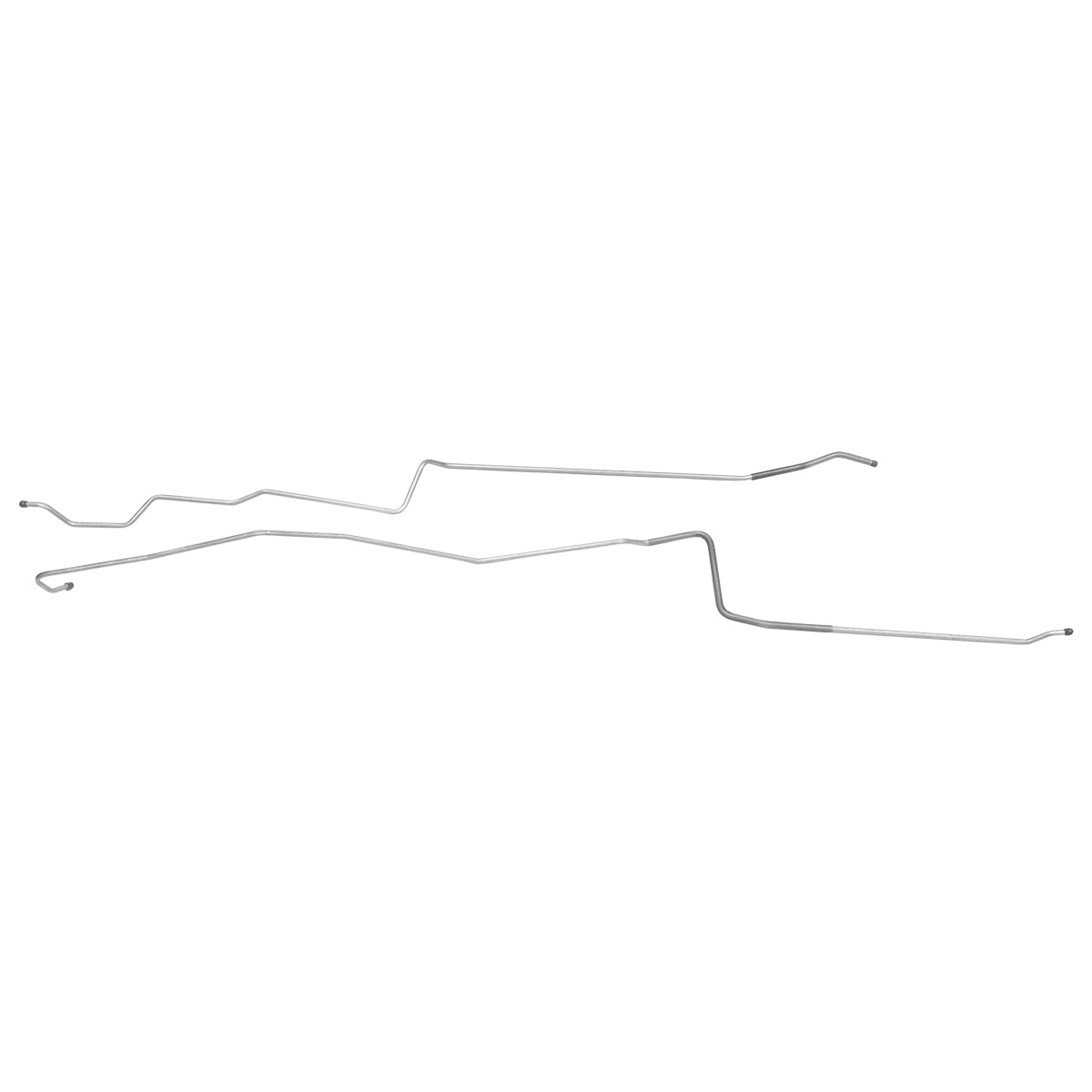 1971-72 Chevrolet Nova SS (PS Routing) 3/8" Main Fuel Lines 2pc, Stainless