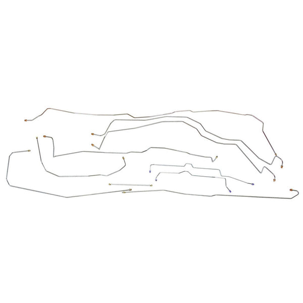 2000-08 Chevrolet/GMC Tahoe/Yukon/Denali 2WD 1/2-Ton Brake Line Kit, Stainless