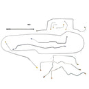 2000-05 Chevrolet/GMC S10/Sonoma 4WD w/RPO ZR2 Ext. Cab Shortbed w/Four-Wheel Disc Power Brake Line Kit 11pc, Stainless