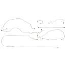 1949-50 Chevrolet GMC Truck 2WD 3/4-Ton Longbed 1/4" Axle Manual Drum Brake Line Kit 7 pc, Stainless