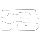 1955 Series II-1956 Chevrolet GMC Truck 2wd OR 4wd 3/4-Ton Std. Cab Longbed Manual Drum Brake Line Kit 6pc, Stainless