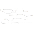 1957 Chevrolet GMC Truck 2wd Or 4wd 1/2-Ton Std. Cab Shortbed Manual Drum Brake Line Kit 6pc, Stainless