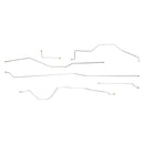 1958-59 Chevrolet GMC Truck Std. Cab Shortbed, 3/16" F to R Line, Manual Drum Brake Line Kit 6pc, Stainless