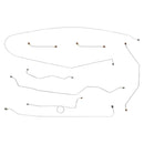 1963 Chevrolet GMC Truck 2WD 1/2-Ton Std. Cab Shortbed Manual Drum Brake Line Kit 8pc, Stainless