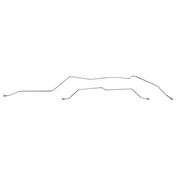 1967-70 Chevrolet/GMC Truck 4WD 3/4-Ton w/Leaf Rear Axle Brake Lines 2pc, Stainless