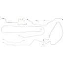 1968-69 Chevrolet GMC Truck 2wd Complete Manual Drum Brake Line Kit 9pc, 1/2 ton, Coil Rear, Long Bed 9pc Stainless