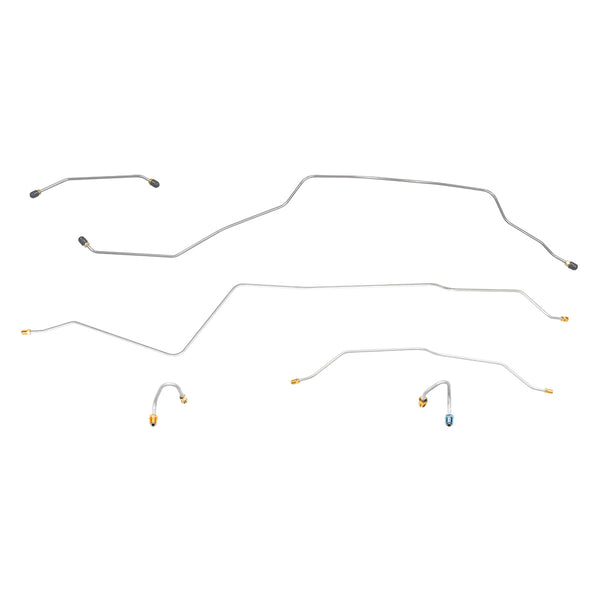 1968-69 Chevrolet Suburban 2wd Complete Manual Drum Brake Line Kit 9pc, 1/2 ton, SS