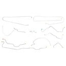 1971 Chevrolet GMC Truck 2WD 1/2-Ton Short Bed Coil Rear Power Disc Complete Brake Line Kit 11pc Stainless