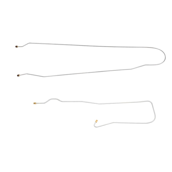 1972 Chevrolet GMC Truck 2WD 1/2 & 3/4 Ton Longbed Coil Rear Front to Rear Brake Lines 2pc, Stainless