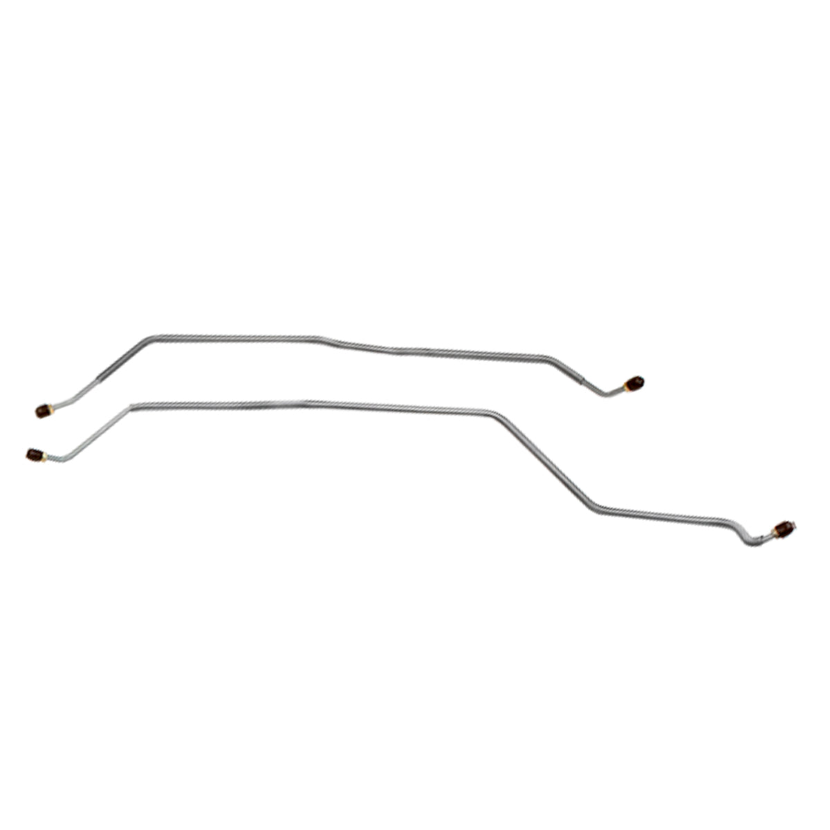 1972 Chevrolet GMC Truck 2WD 3/4-Ton Coil Rear Axle Brake Lines 2pc, Stainless