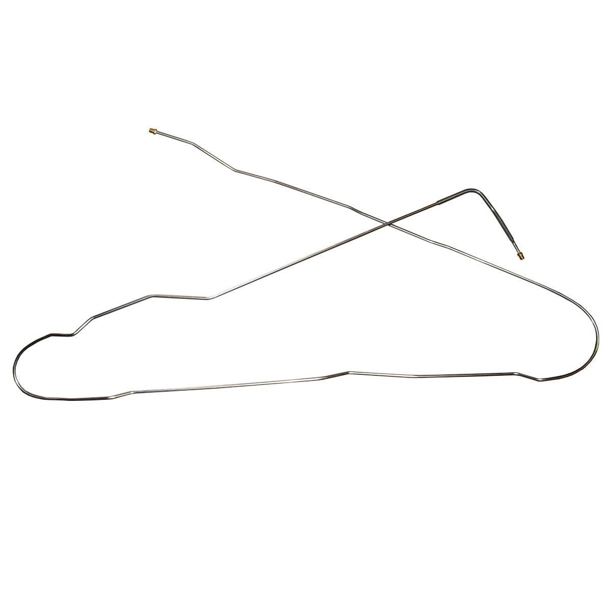 1972 Chevrolet GMC Truck 4WD 1/2, 3/4-Ton Longbed Leaf Rear Front to Rear Brake Line 1pc, Stainless