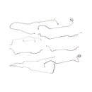 1973-80 Chevrolet GMC Truck 2WD 1/2-Ton Longbed Power Disc Brake Line Kit 9pc, Stainless