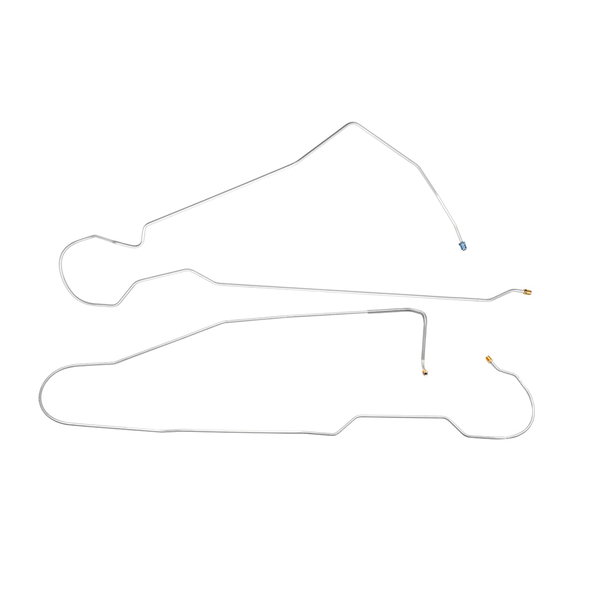 1973-1980 Chevrolet/GMC Truck 4wd 1/2-3/4 Ton Longbed Front to Rear Brake Line 2pc, Stainless