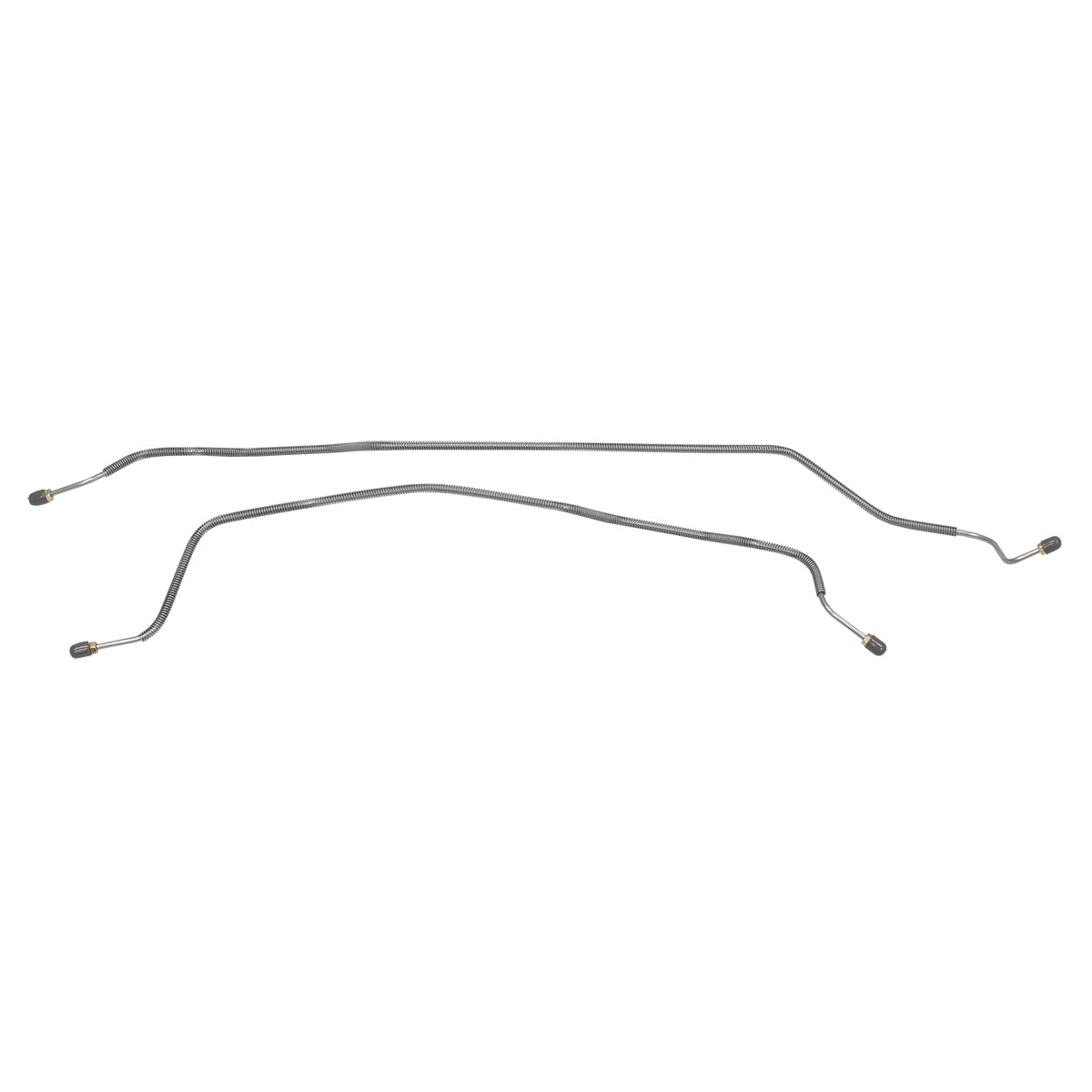 1973-80 Chevrolet GMC Truck 4WD 1/2-Ton Six Lug Standard Rear Axle Brake Lines 2pc Stainless