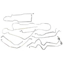 1981-87 Chevrolet GMC Truck, 4WD 1/2-Ton Short & Longbed, Power Disc Brake Line Kit 9pc, Stainless