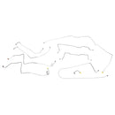 1981-87 Chevrolet GMC Truck 4WD One-Ton Std. Cab Longbed w/Single Rear Wheels w/Load Valve Power Disc Brake Line Kit 9pc, Stainless
