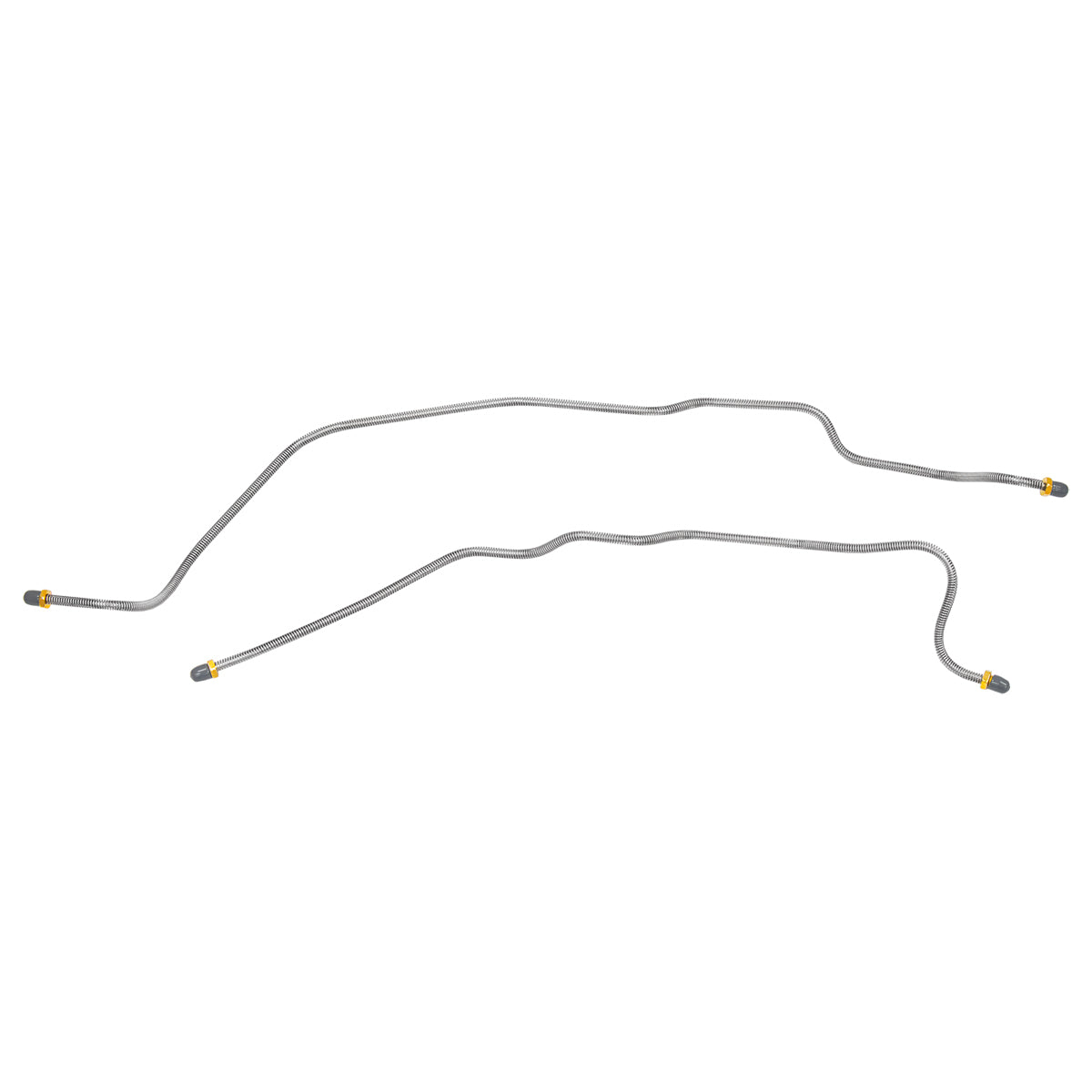 1988-94 Chevrolet GMC Truck 2WD 1/2-Ton 3/16" Rear Axle Lines 2pc, Stainless