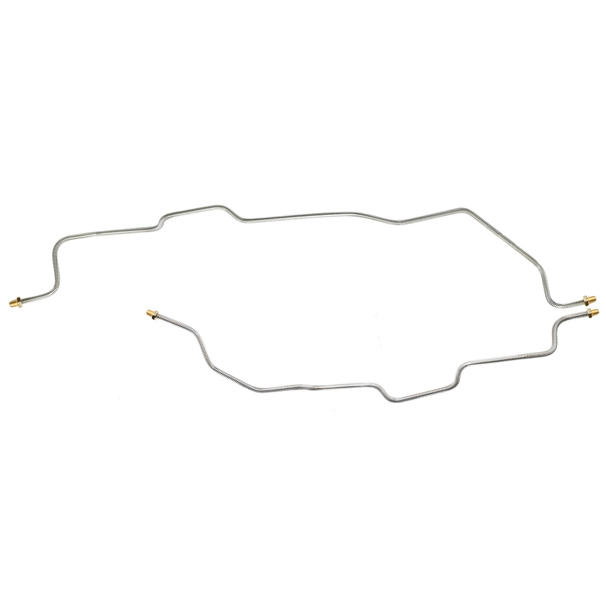 1988-94 Chevrolet GMC Truck 2WD 1-Ton Dually Rear Axle Brake Lines 2pc, Stainless