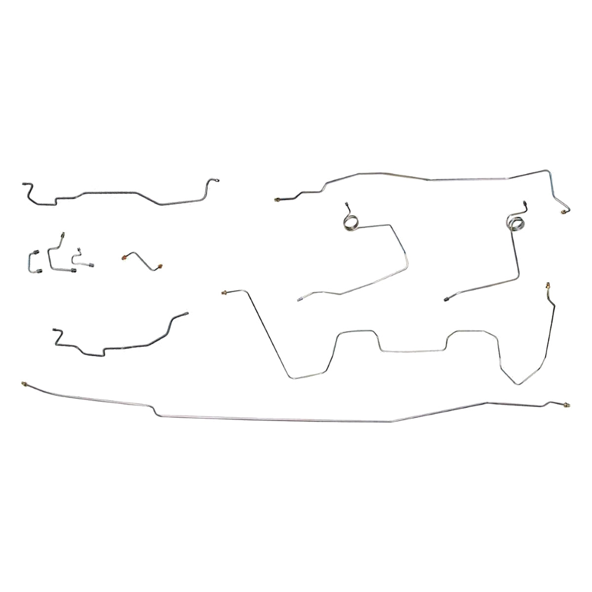 1990-94 Chevrolet/GMC Truck 2wd Power Disc Brake Line Kit 3/4 ton, Shortbed 11pc, Stainless