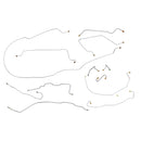 1990-94 Chevrolet GMC Truck 2WD 3/4-Ton Std. Cab Long Bed Power Disc Brake Line Kit 11pc, Stainless