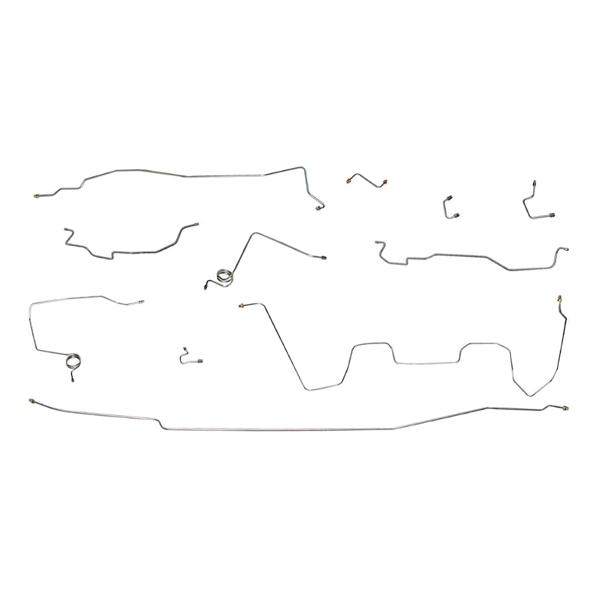 1990-94 Chevrolet/GMC Truck 2wd Power Disc Brake Line Kit 3/4 ton, Ext Cab, Shortbed 11pc, Stainless